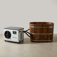 Cold Plunge Tub Designed for Daily Recovery, 1.3 HP Chiller, WiFi App Control, Ozone Sanitization System — Studio Shot