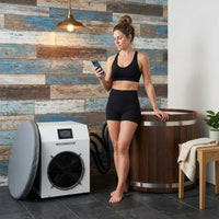 Cold Plunge Tub Designed for Daily Recovery, 1.3 HP Chiller, WiFi App Control, Ozone Sanitization System — Lifestyle